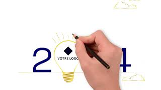 Cybercarte de vœux de bonne année professionnelle 2024 💡 ST180  Vidéostorytelling by Néologis [upl. by Josey]