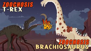 Zoochosis TRex vs Zoochosis Brachiosaurus Zoochosis TRex Level Challenge S1Zoochosis Animation [upl. by Pam]