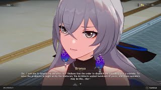 Honkai Star Rail Bronya learns the truth cutscene [upl. by Jared235]