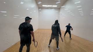 011424 Racquetball Doubles at Esporta Club G2 [upl. by Eelek]