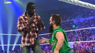 Raw RTruth ends Hornswoggles Tshirt blasting fun [upl. by Cirenoj]