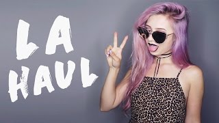 LA Haul  Nasty Gal Wasteland Sorella American Apparel [upl. by Dobson]