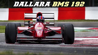 1992 Dallara BMS 192  Ferrari V12  flybys amp downshifts [upl. by Dorion]