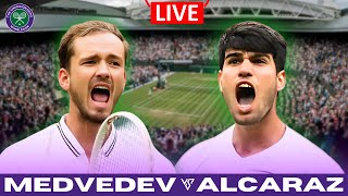 LIVE🔴 Daniil Medvedev vs Carlos Alcaraz  Wimbledon 2024  SEMIFINALS [upl. by Fesuoy]