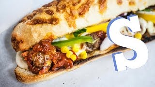 Meatball Marinara Sub Recipe  SORTED [upl. by Luise]