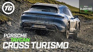 Porsche Taycan Cross Turismo Review 751bhp electric family estate takes on a rally stage  Top Gear [upl. by Gosselin343]