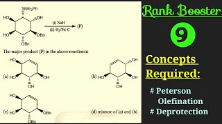 Peterson Olefination reaction mechanismHydrogenolysis reactionDeprotectionRank Booster chemistry [upl. by Amrita]