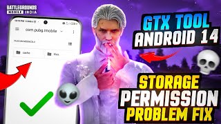 Cant Use This Folder GFX TOOL Problem Fix ANDROID 13  14 Part 3 [upl. by Odraleba]