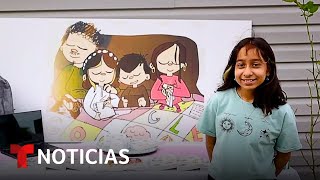 Una hispana es finalista del concurso Doodle for Google  Noticias Telemundo [upl. by Shore]