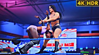 THE GREAT AMERICAN BASH  Chyna vs Jacqueline  Ultra Realistic HDR Graphics  4K HDR [upl. by Oludoet]