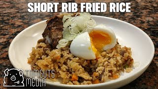 SUPER EASY FRIED RICE RECIPE Short Rib Fried Rice Tomguts Media [upl. by Leahcimrej]