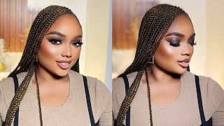 MAKEUP TRANSFORMATION FT MY CLIENT DETAILED BEGINNER MAKEUP TUTORIAL [upl. by Aenahs]