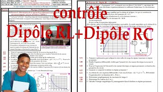 contrôle dipôle RL et dipôle RC [upl. by Eicram]