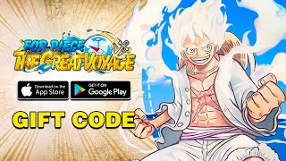 One Piece The Great Voyage  Gift Code by X7Game AndroidiOS [upl. by Casabonne]