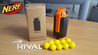 GRENADE NERF RIVAL test et présentation en français FR HD [upl. by Normy]