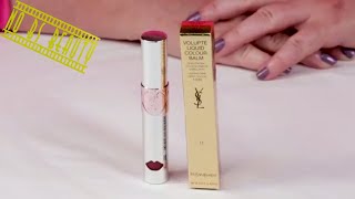 YVES SAINT LAURENT Volupté Liquid Color Balm Review and Swatches [upl. by Atiloj]