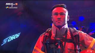 XIAOMI ROAD FC 042 FIRE FIGHTER SHIN DONGGUK신동국 ENTRANCE PERFORMANCE [upl. by Laktasic]