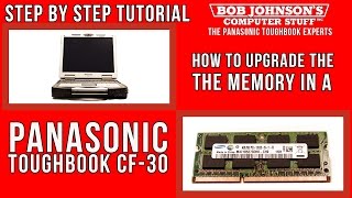 How to Upgrade the Memory in a Panasonic Toughbook CF30 [upl. by Nedda]