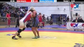 WM 60 KG  Sally Roberts vs Deanna Betterman [upl. by Lemay]