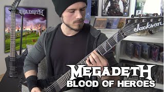 Megadeth  Blood Of Heroes  Full Guitar Cover Tabs  MIDI  All Guitars [upl. by Adnahsam]