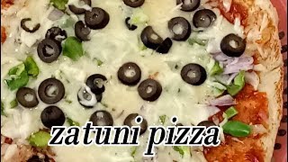 Home made pizza video recipe veg pizza recipe tawa pizza recipe in Hindi how to make pizza [upl. by Cirilo]