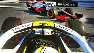 10 DNFsYES 10 DNFs CARNAGE AT MONACO BIG DIVEBOMBS  F1 2021 MY TEAM CAREER Part 108 [upl. by Nosittam]