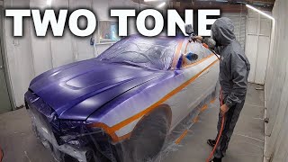 Car Painting How to Two Tone by Yourself [upl. by Chandless835]