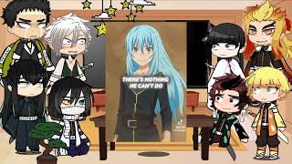 Hashiras react to giyuu as rimuru tempest  Demon Slayer  muichiro tokito  Slime  Gacha life [upl. by Kall880]