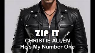 Zip It Christie Allen  Hes My Number One Instrumental Karaoke [upl. by Kaleena552]