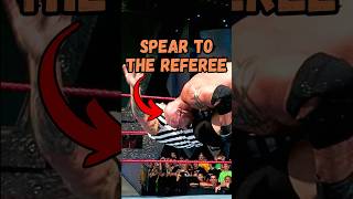 Special Referee Randy Orton Got Spear By Goldberg goldberg randyorton shorts [upl. by Einneb]