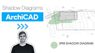 Shadow Diagrams  Full ArchiCAD Tutorial [upl. by Sperling]