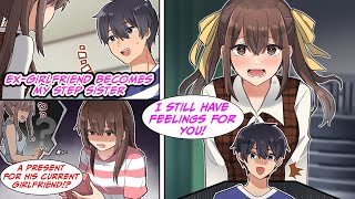 Manga Dub Our parents got remarried and my ex girlfriend became my new step sister RomCom [upl. by Aia]