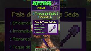 Pala Perfecta  Minecraft Java amp Bedrock  Mejores Encantamientos minecraft minecraftshorts [upl. by Allimak624]