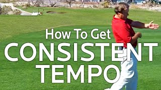 Golf Tips  How to Get Consistent Golf Swing Tempo [upl. by Nyladnek]