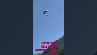 Lauterbrunnen Base jumping August 2024 [upl. by Onavlis226]