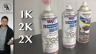 The difference between 1K 2K and 2X clear coat [upl. by Darcey881]