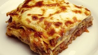 Recette de Lasagne à la bolognaise [upl. by Ahsinid]