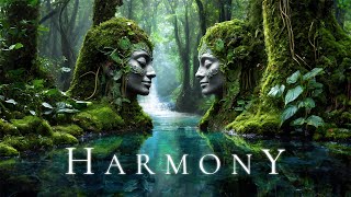 HARMONY  Deep Ambient Relaxation Soundscape with Rain  Ethereal Meditative Fantasy Relaxing Music [upl. by Constancia390]