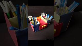 Diy pen holder 🖋️🖊️  easy pencil ✏️ pen 🖊️ organiser 🤗 diy craft [upl. by Atthia]