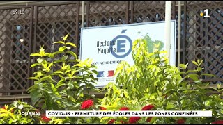 Covid19  Fermeture des écoles dans les zones confinées [upl. by Ettebab]