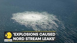 Video Danish police release Nord Stream explosion footage  Latest News  WION [upl. by Airet]