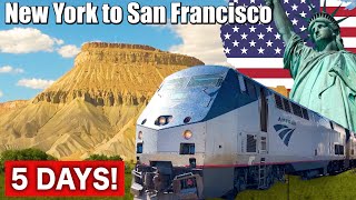 🇺🇸5 DAYS New York to San Francisco by Amtrak Sleeper Train [upl. by Eedrahs]