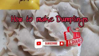 How to make Vegetarian DumplingsVegetarian DumplingsDumplings [upl. by Lhary]