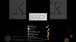 Name request for Kabir kabir art 3dname namerequests pencilart 3dart [upl. by Atteroc]