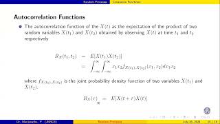 Correlation Functions AutoCorrelation Functions CrossCorrelation Functions [upl. by Whitehurst]