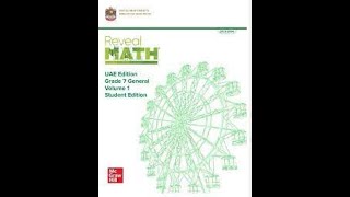 1  2 understand proportional relationships grade 7 reveal math [upl. by Esinal]