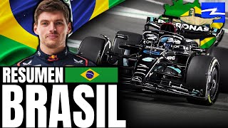 VERSTAPPEN PONE EN JAQUE EL TITULO  RESUMEN GRAN PREMIO DE BRASIL F1 2024 [upl. by Nohj]