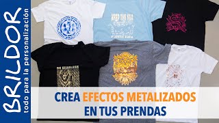 Cómo imprimir 🌟 METALIZADOS o FOIL 🌟 en CAMISETAS [upl. by Corene953]