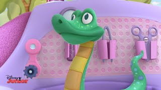 Serpent Sam amp quotTime for Your Check Upquot Song  Doc McStuffins  Disney Junior UK [upl. by Morty708]