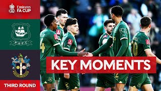 Plymouth Argyle v Sutton United  Key Moments  Third Round  Emirates FA Cup 202324 [upl. by Annwahsal]